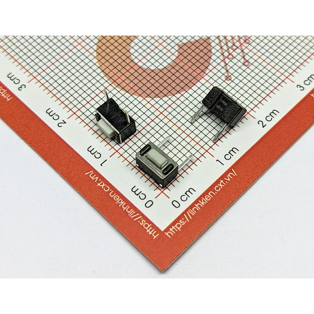 Nút nhấn 2 chân ngang 3x6mm H=4.3, 5mm