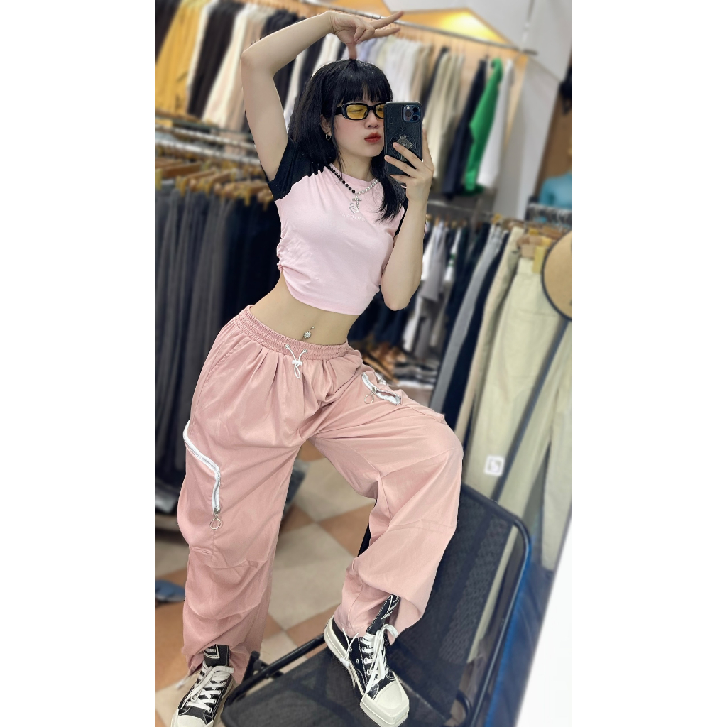 Aó croptop chicano nhún eo