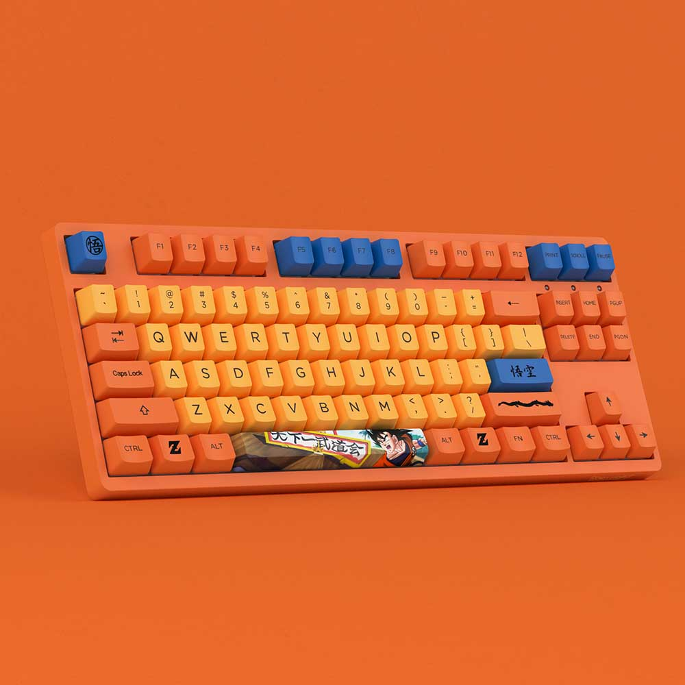 Bàn phím cơ AKKO 3087 RF Dragon Ball Z – Goku / One Piece – Luffy