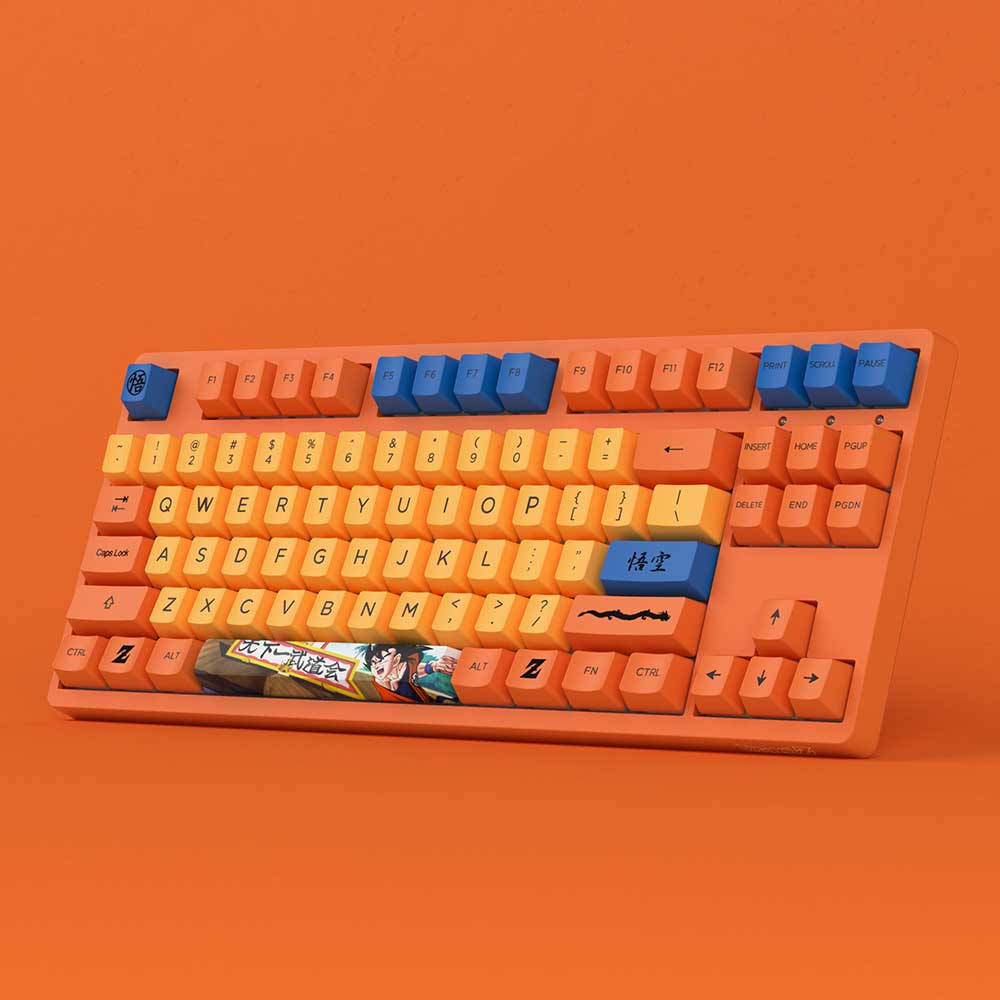 Bàn phím cơ AKKO 3087 RF Dragon Ball Z – Goku / One Piece – Luffy