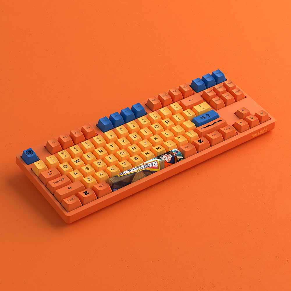 Bàn phím cơ AKKO 3087 RF Dragon Ball Z – Goku / One Piece – Luffy