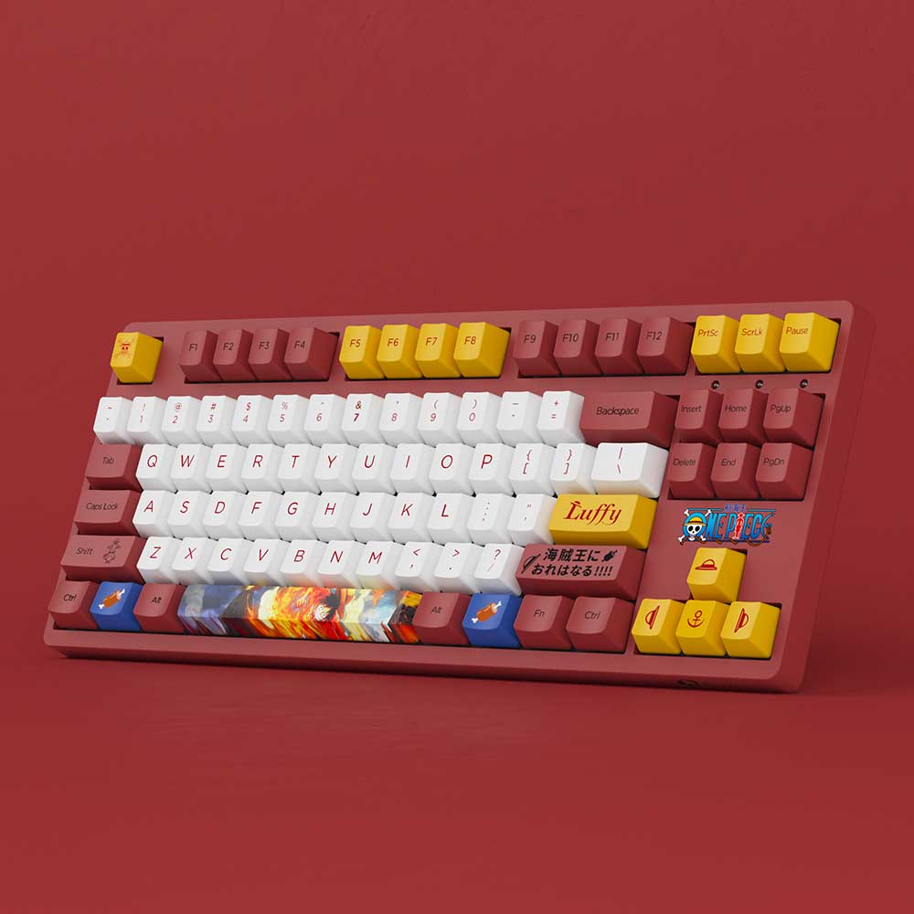 Bàn phím cơ AKKO 3087 RF Dragon Ball Z – Goku / One Piece – Luffy