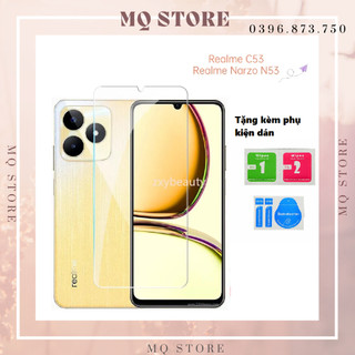 Kính cường lực Realme C53 trong suốt không full Glass 9H