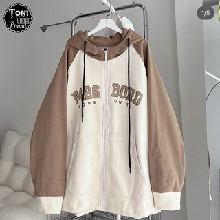 Áo Hoodie Phối F426 BORD Nỉ Ngoại nam nữ Unisex (HD600 - Ảnh Thật)
