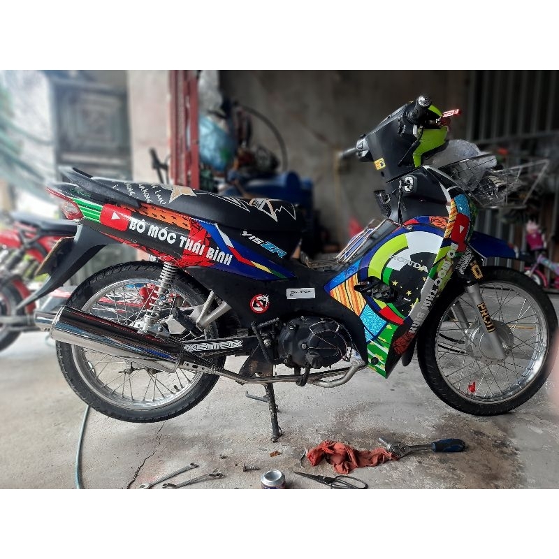 Pô  RSX 1:1 hàng sài gòn móc căng đanh giòn cho wave 50 100 110