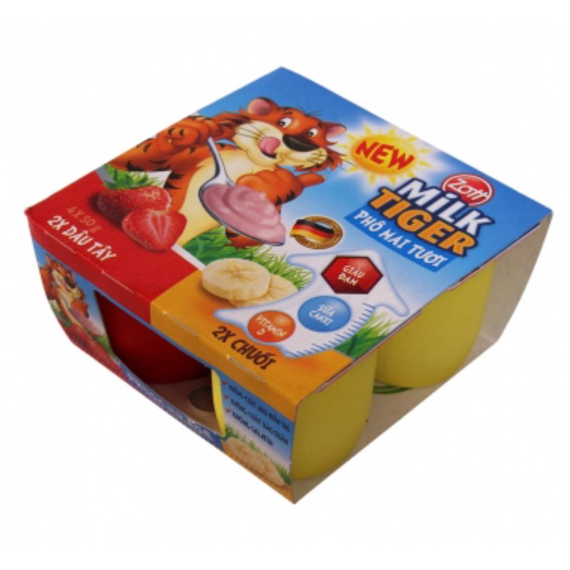 Phomai tươi dâu chuối