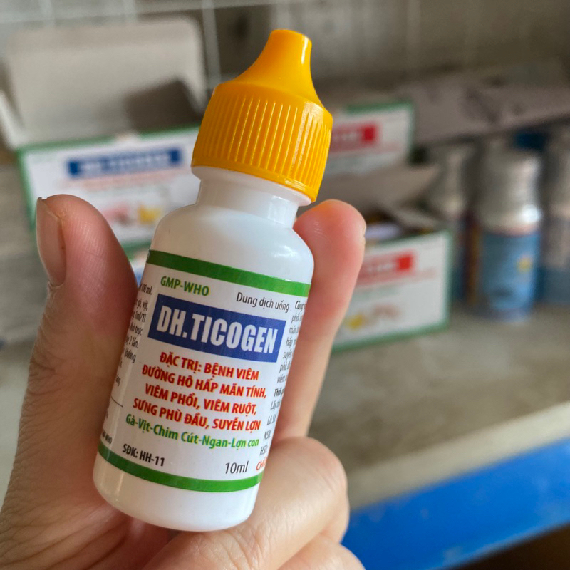 DH. Ticogen - Viêm đường hô hấp, sưng phù đầu.