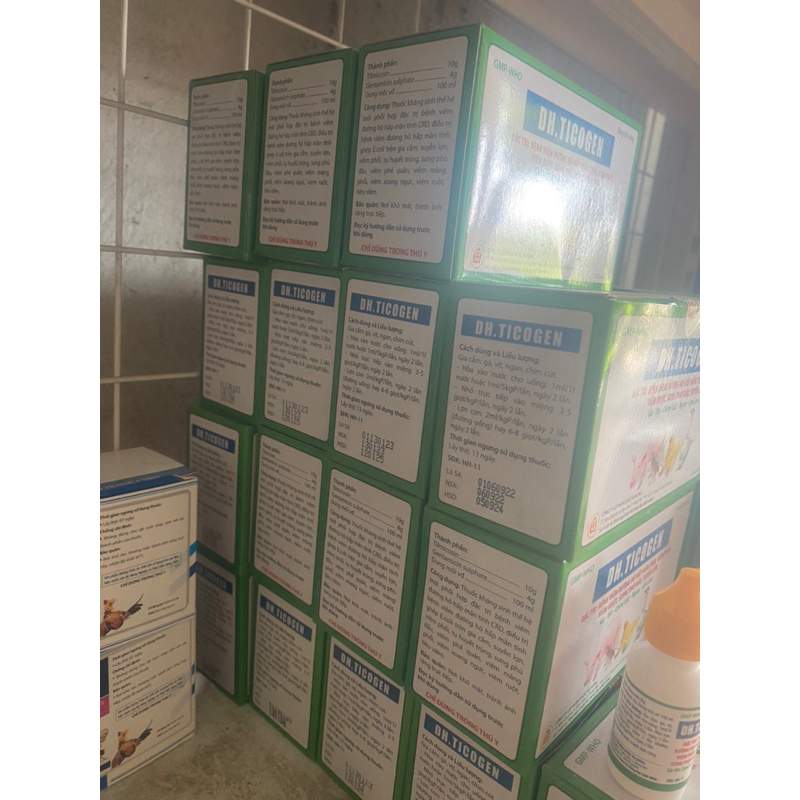 DH. Ticogen - Viêm đường hô hấp, sưng phù đầu.