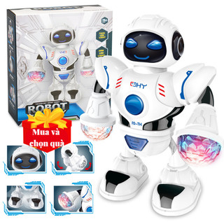 Đồ Chơi Trẻ Em Robot Biết Phát Sáng Và Nhảy Múa Theo Nhạc, đồ chơi cho bé, quà tặng sinh nhật bé trai bé gái
