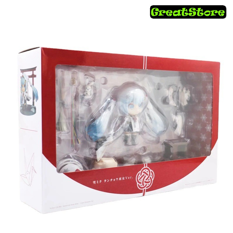 Mô hình Snow Miku 2018 Crane Priestess Ver. 850 Action Figure 10 cm