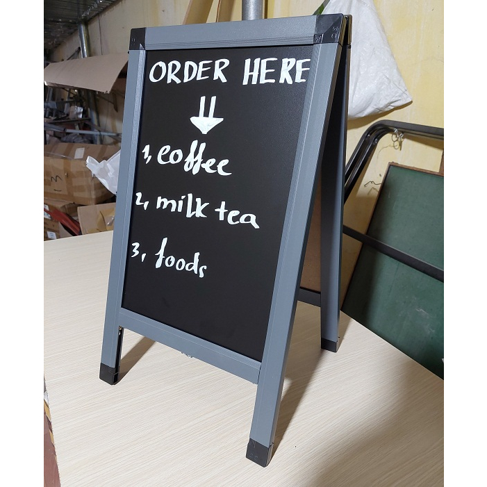 Bảng menu 30x50cm để bàn 2 mặt nhỏ