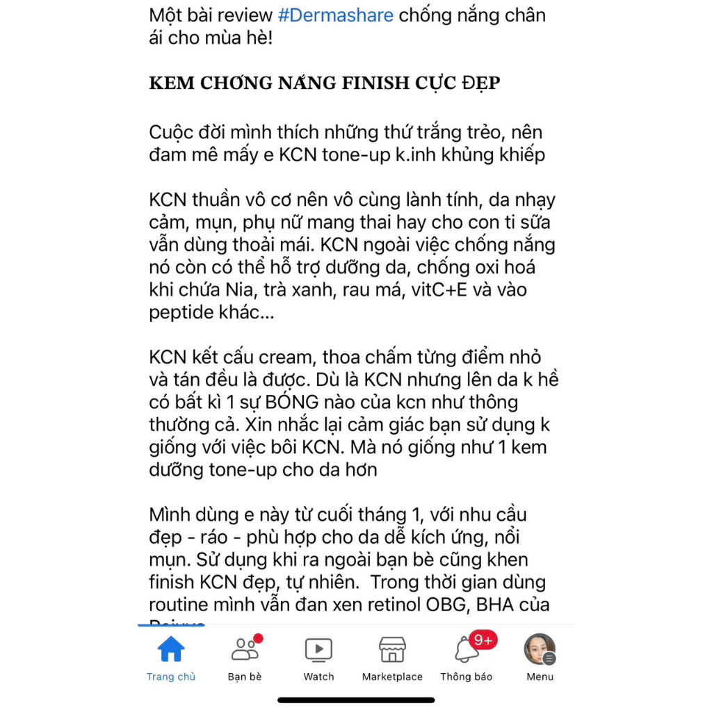 Kem chống nắng cho da nhạy cảm Dermashare 70g-SPF 50