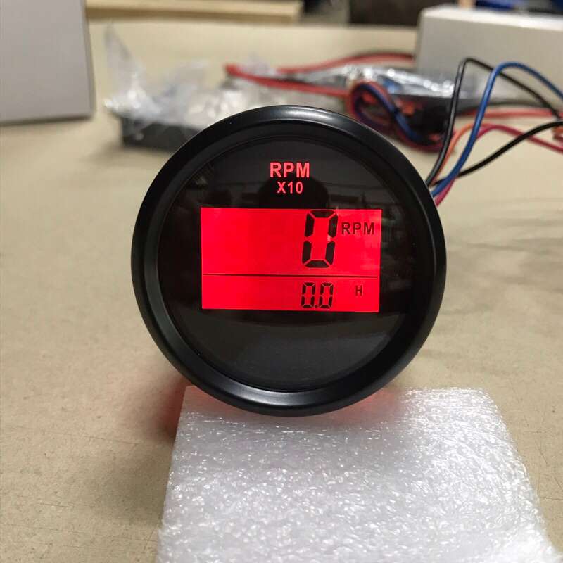 (ELing) Đồng Hồ Báo Tua Máy 52mm