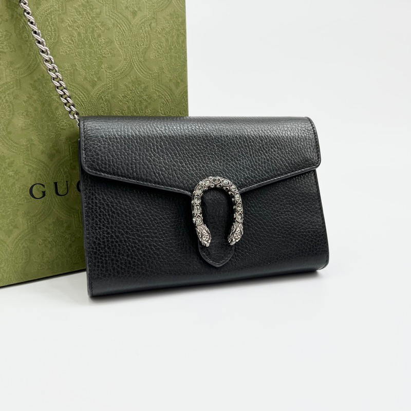 Túi Gucci đầu rồng đen chính hãng