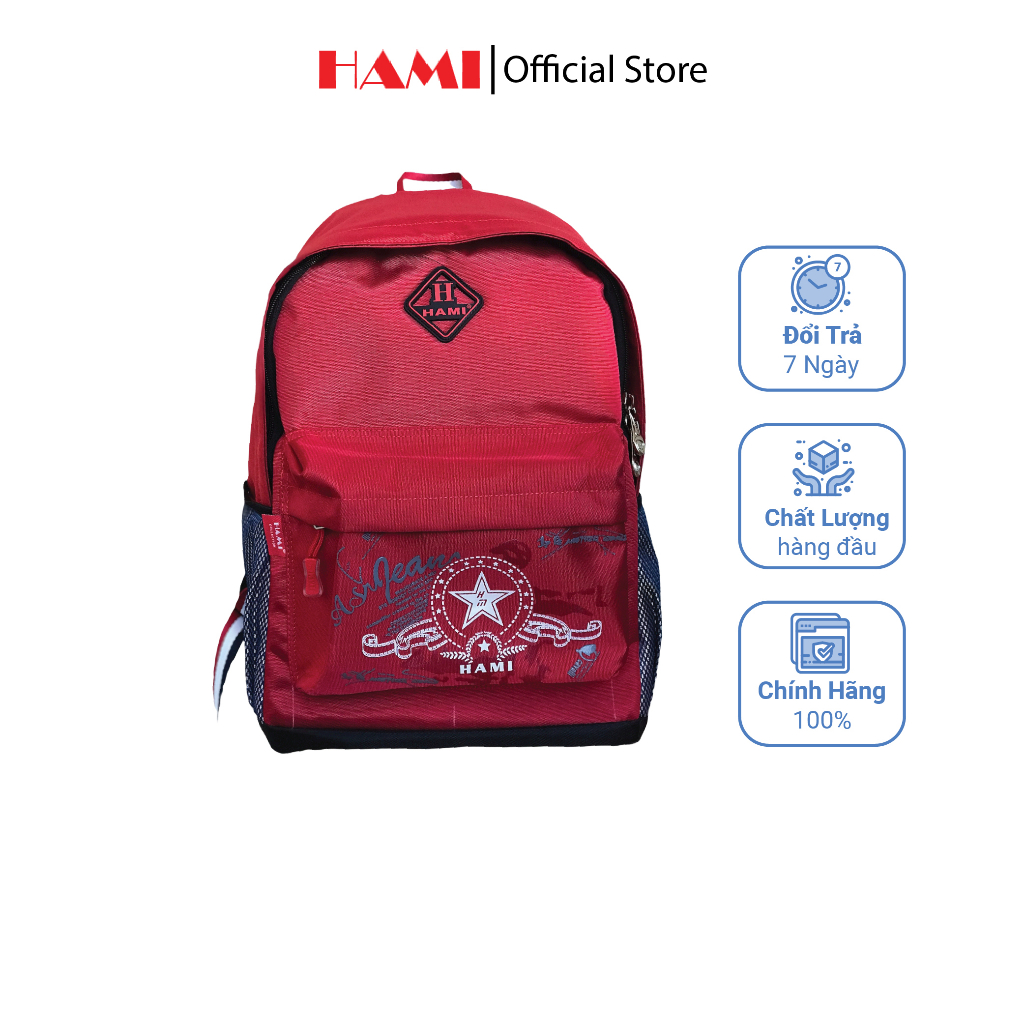 Balo Học Sinh HAMI BLT 3037 siêu bền chống nước chính hãng bảo hành 12 tháng