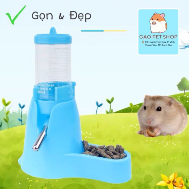 Đế bình nước kiêm chén ăn và nhà ngủ Hamster