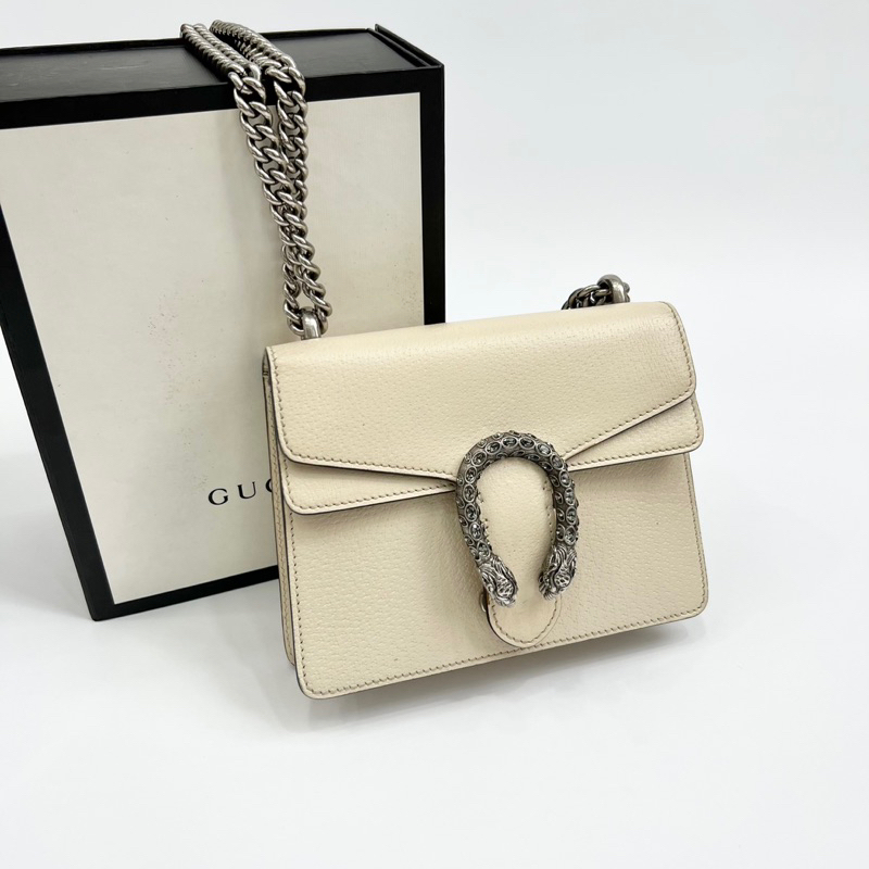Túi Gucci đầu rồng trắng chính hãng