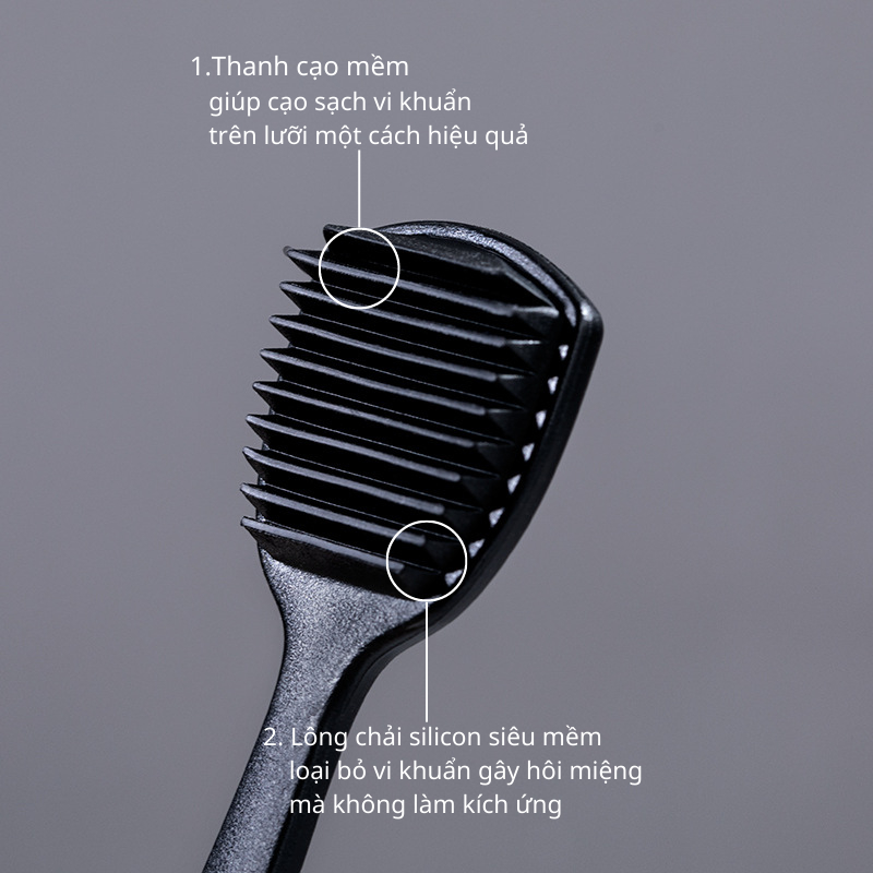 Bàn chải vệ sinh lưỡi Raoyi Nhật Bản chính hãng