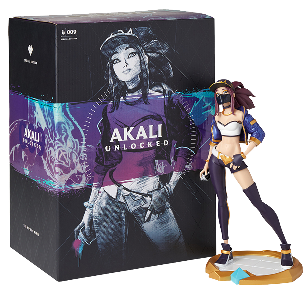 Mô hình nhân vật KDA Akali game Liên minh huyền thoại dòng Unlocked của Riot Game