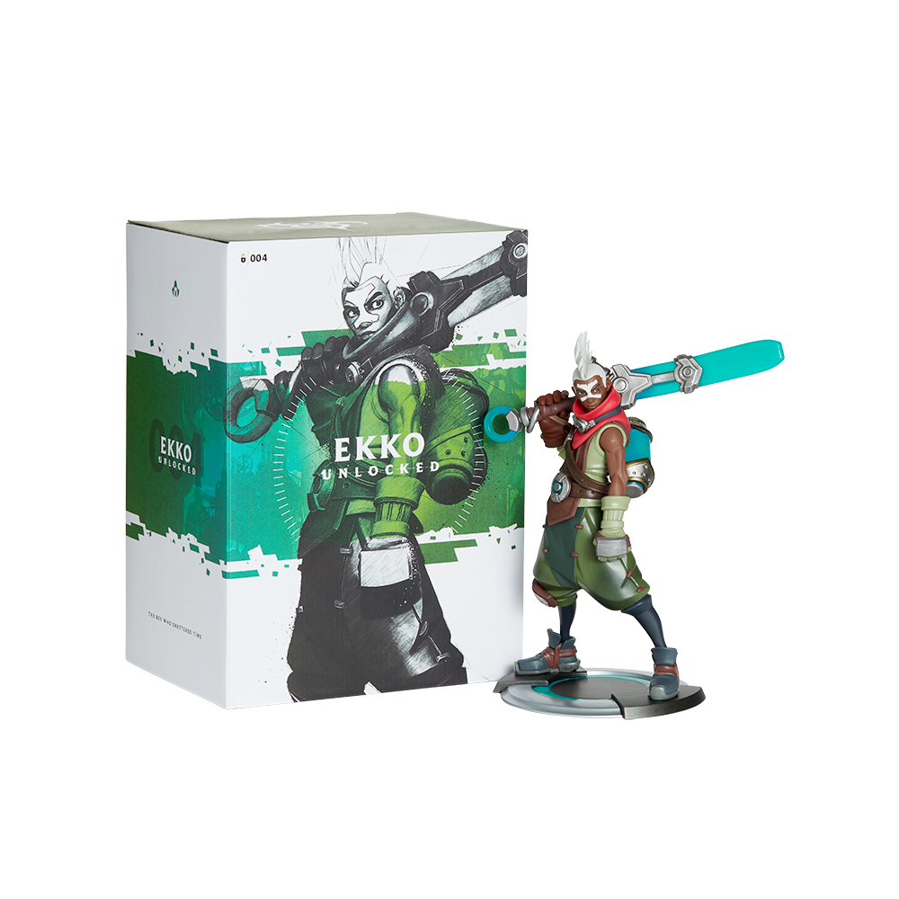 Mô hình nhân vật Ekko game Liên minh huyền thoại dòng Unlocked của Riot Game