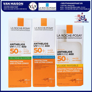 Kem chống nắng la roche posay bảo vệ da trước tia uvb uva spf 50+ dành cho mọi loại da 50ml