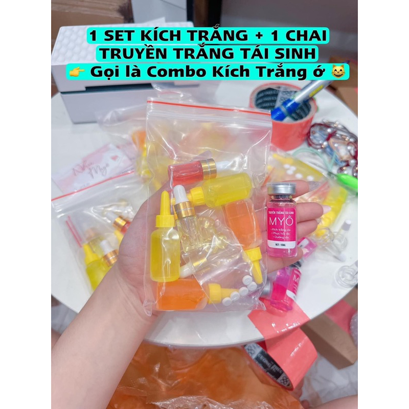 SET KÍCH TRẮNG VITAMIN X10 MYÔ