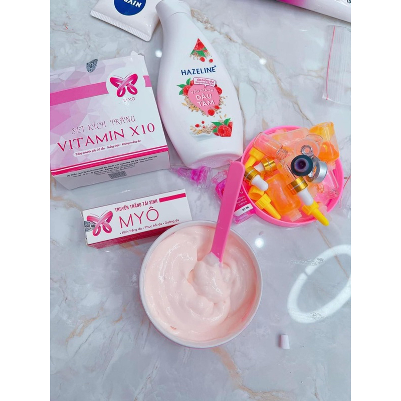 SET KÍCH TRẮNG VITAMIN X10 MYÔ