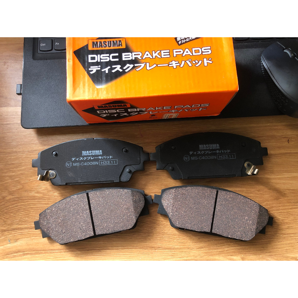 MÁ PHANH TRƯỚC+SAU XE MAZDA 3 bản 1.5, 2.0, 2.5 sản xuất 2013 - 2019 ( phanh cơ) Thương hiệu MASUMA (Nhật Bản)