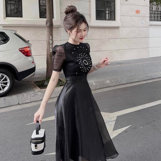 ĐẦM MIDI REN NGỰC (KÈM VIDEO HÌNH THẬT)