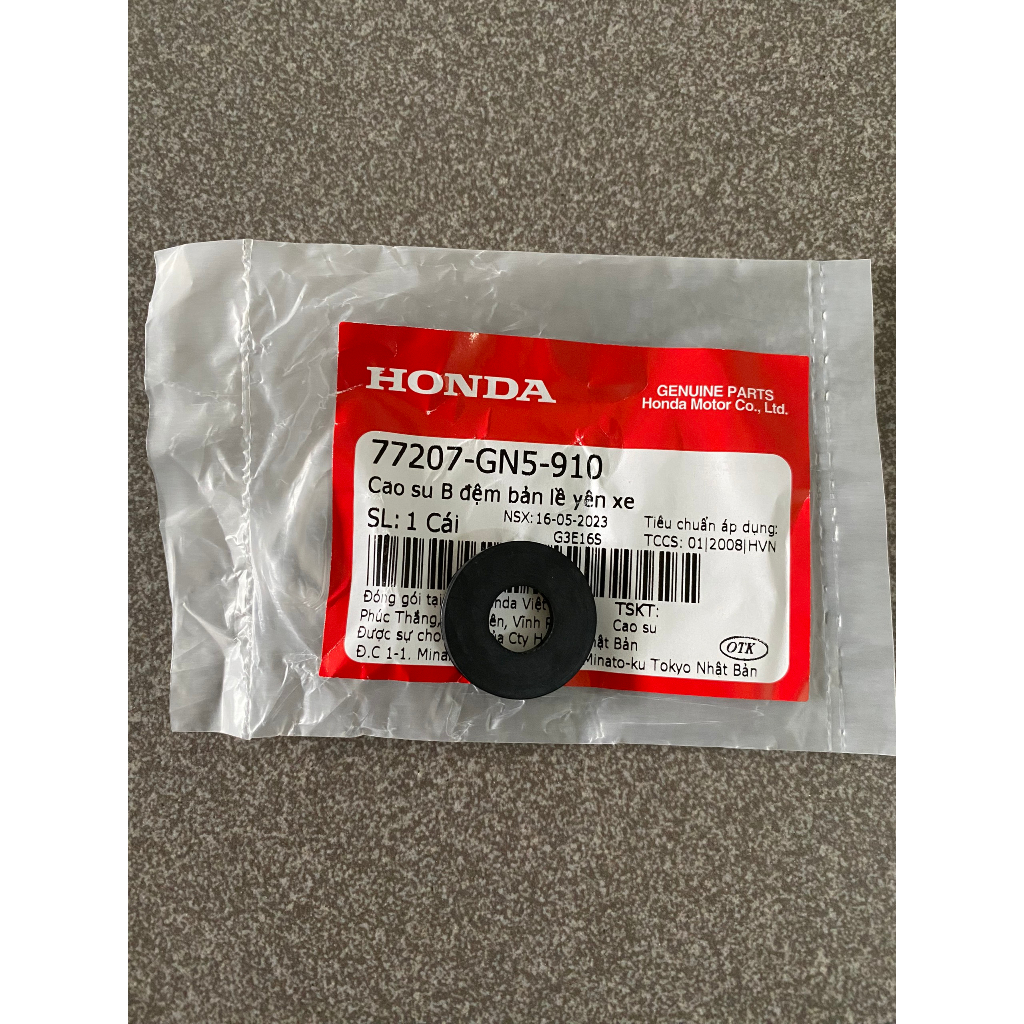 Cao su bát sắt yên xe wave nhỏ zx100 future 1 hàng chính hãng 77207GN5910
