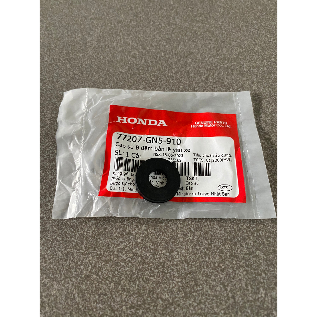 Cao su bát sắt yên xe wave nhỏ zx100 future 1 hàng chính hãng 77207GN5910