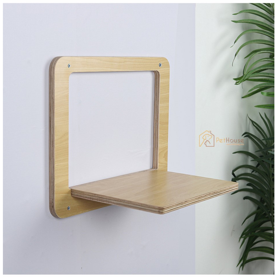 Combo 4 món vui chơi cho mèo chất liệu plywood phủ melamin