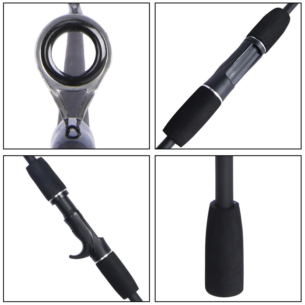 Cần Câu Sợi Carbon 1.65M/1.8M/2.1M Sợi Carbon Tay Cầm Thẳng Cần Súng Tay Cầm Cần