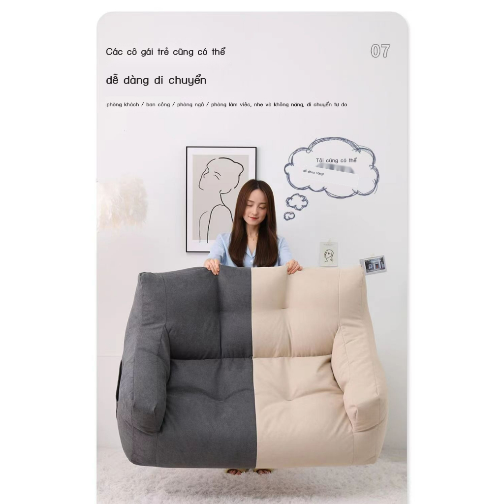 Ghế lười màu đơn / đôi cho ban công/ phòng ngủ độc đáo yunmeng