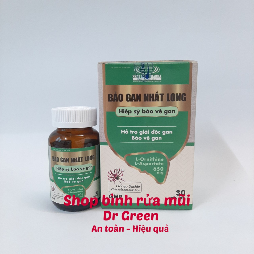 Bảo Gan Nhất Long tăng cường giải độc gan lọ 30 viên