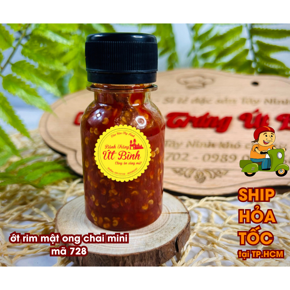 ÚT BÌNH ỚT RIM MẬT ONG SIÊU CAY MÃ 728