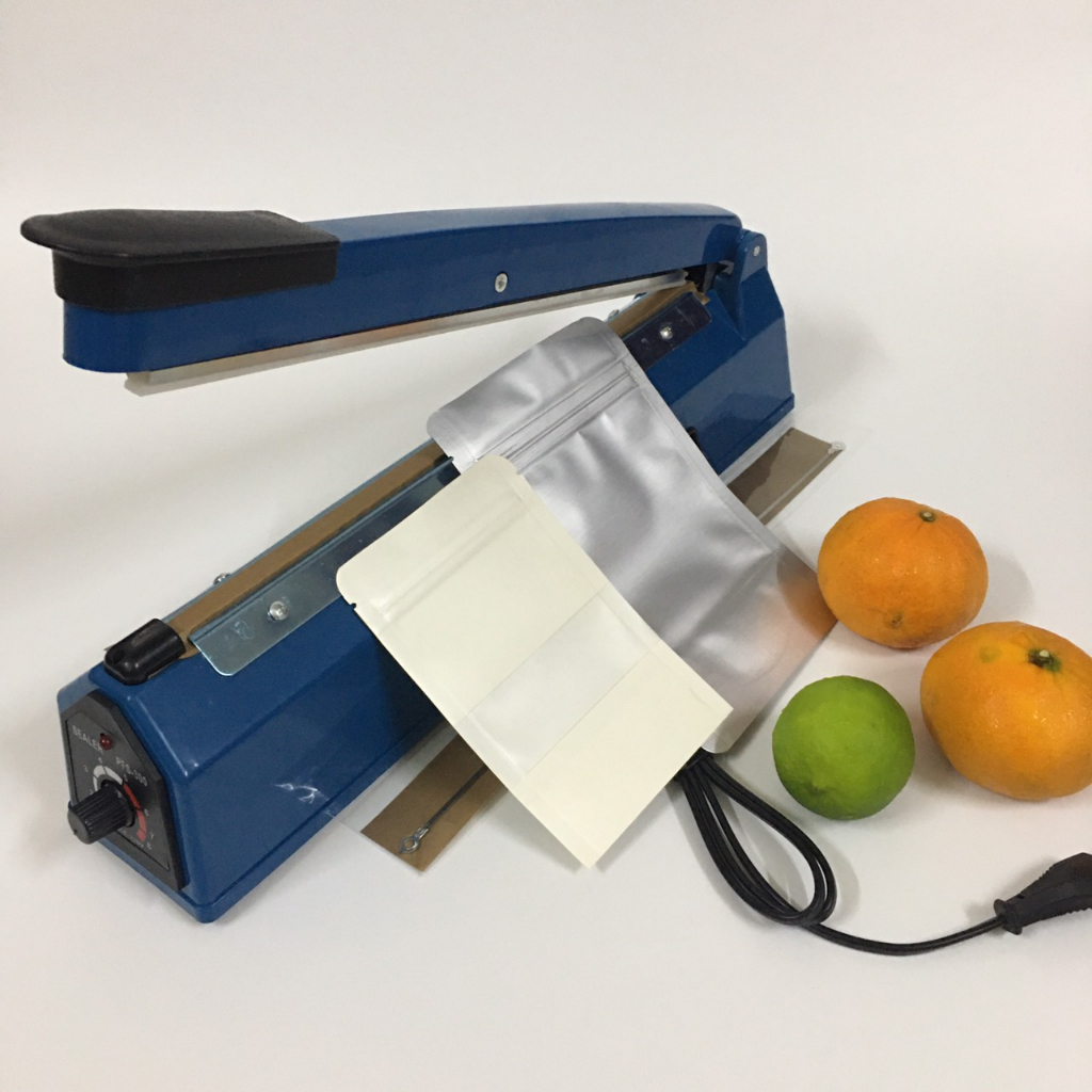 Máy ép túi bóng, máy hàn túi nylon, Máy hàn miệng túi, Dập Tay , Máy Hàn Túi Nilong 30cm , máy ép túi bóng