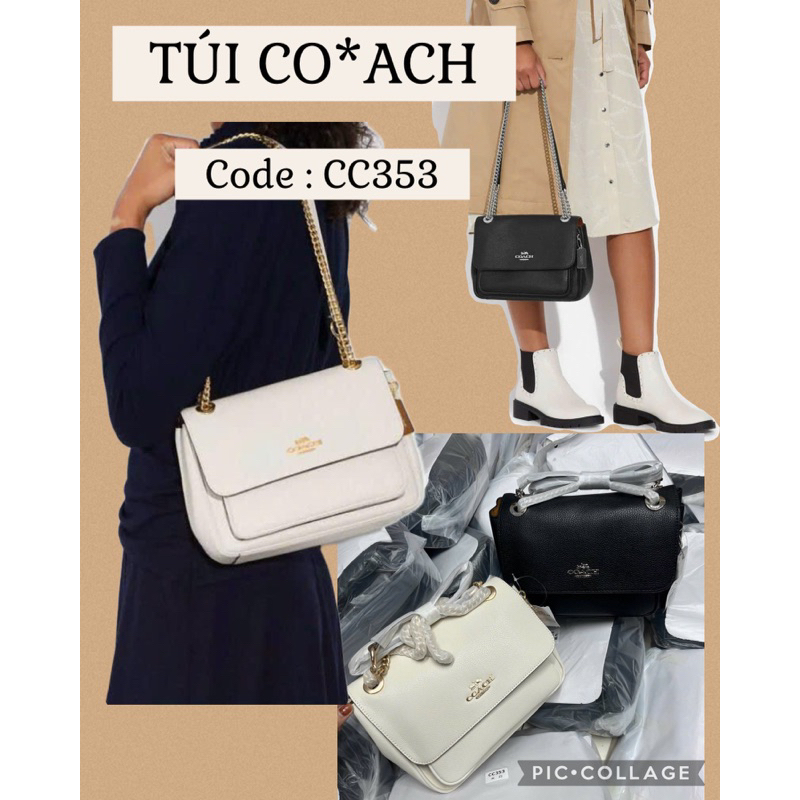 Túi xách nữ Klare 25 CC353 da thật đeo chéo, túi kẹp nách