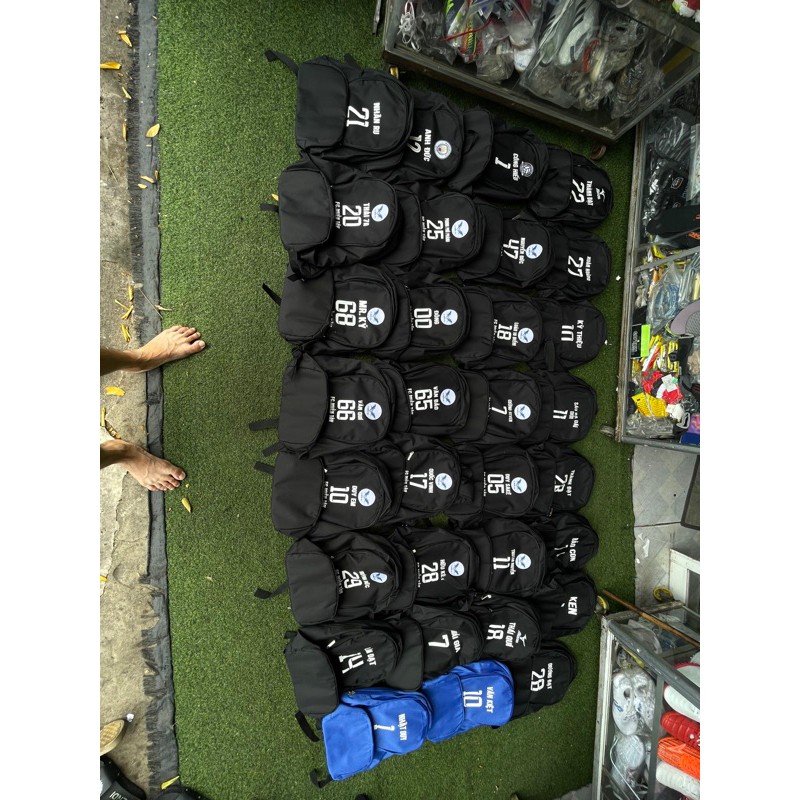 Balo in tên số logo theo yêu cầu