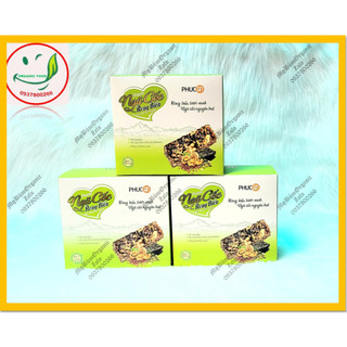 Combo 3 hộp -Thanh Cơm Lứt Ngũ Cốc Rong Biển Phúc An- Thanh hạt dinh dưỡng,Giảm Cân, Ăn kiêng