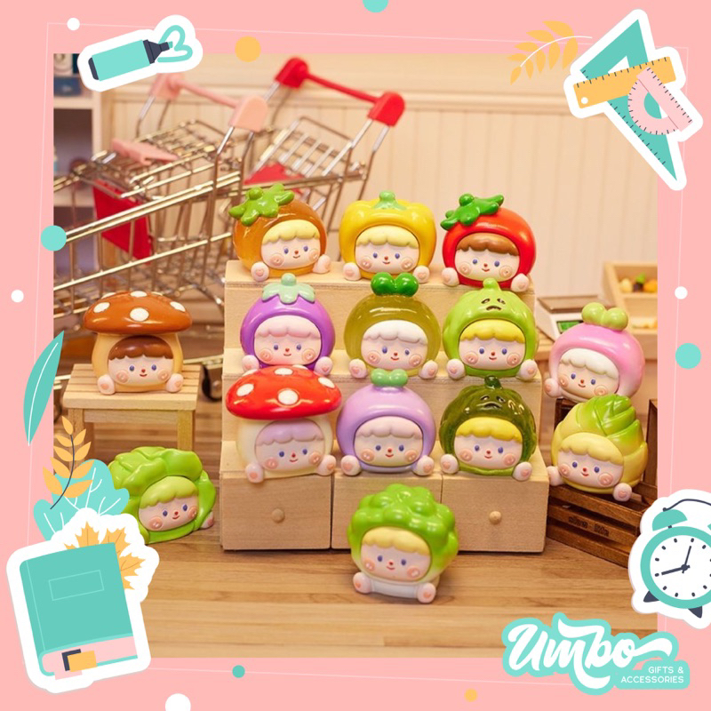 BLIND BAG | TÚI MÙ MÔ HÌNH HẠT ĐẬU CHỦ ĐỀ RAU CỦ QUẢ
