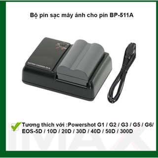 PIN MÁY ẢNH CANON BP-511A, DUNG LƯỢNG CAO