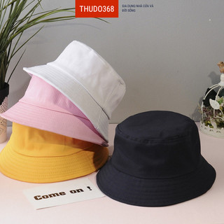 Mũ bucket trơn nữ nam, nón bucket vành tròn cụp phong cách Ulzzang nhiều màu