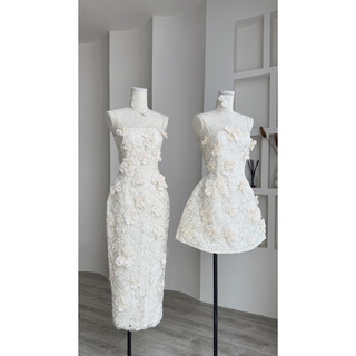 [RÁCH STORE] Đầm Dài - 232 - 2 Dây - Ren - Đính Hoa