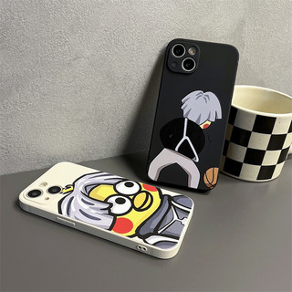 Ốp Lưng Silicon Màu Bảo Vệ Camera  Chicken Boy iphone/android