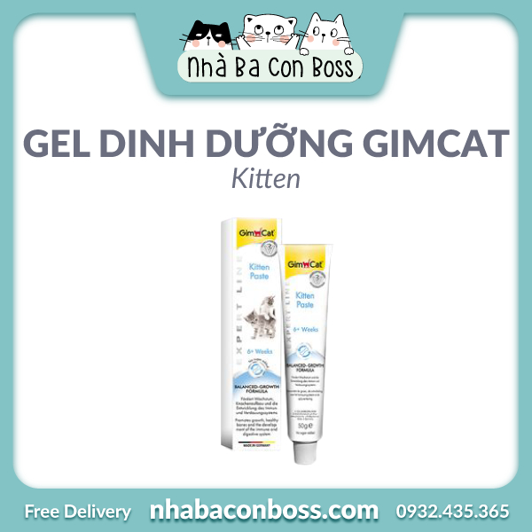 Gimcat Hỗ Trợ Sức Khỏe Cho Mèo Tuýp 50g