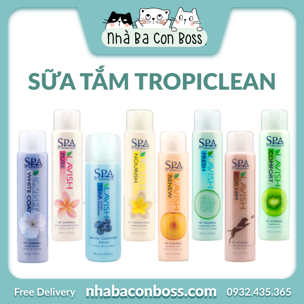 Tropiclean Cho Mèo/ Chó Chai Mini 50ml