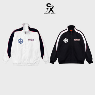 Aó khoác dù ATHLETE TRACK JACKET nam nữ chất liều dù 2 lớp cổ đứng HIGHLUB Brand cao cấp form rộng unisex TT5099