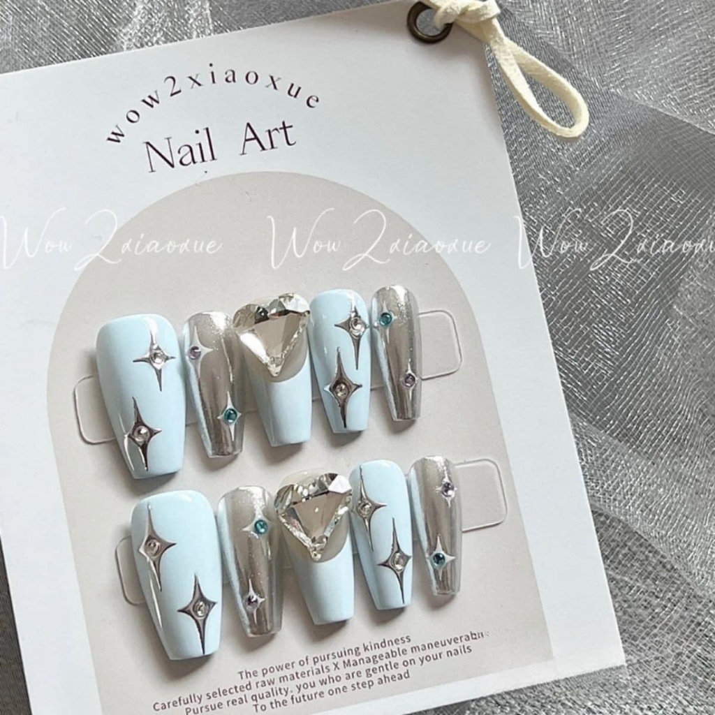 Sticker dán móng tay lụa in 3D sắc nét loại đẹp