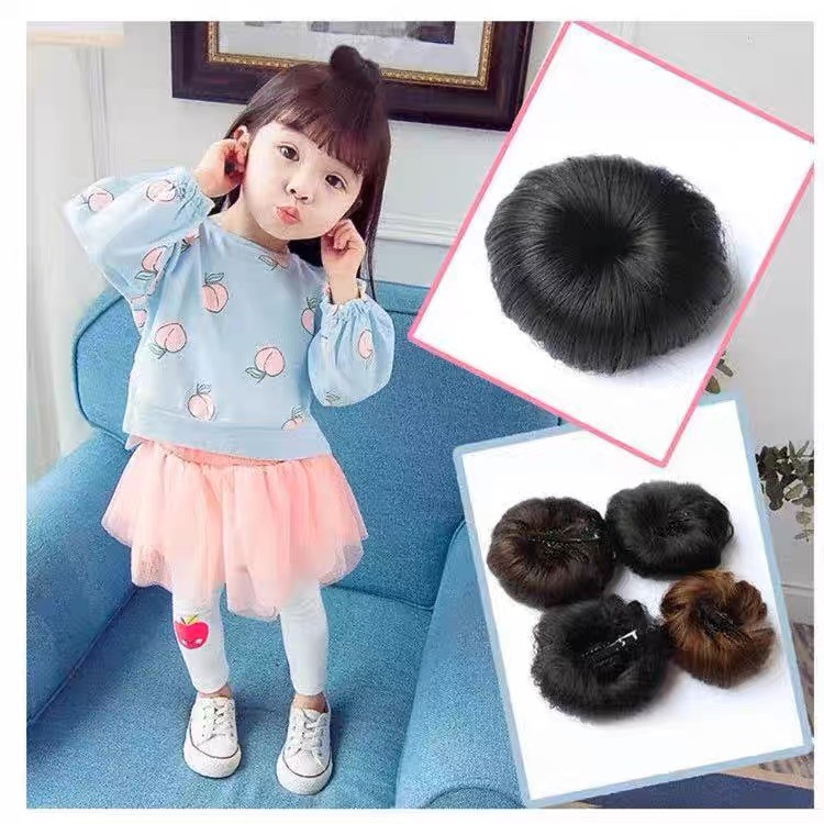 Kẹp búi tóc giả 2 bên cho bé MyBaby